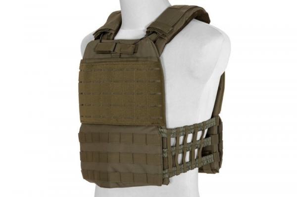 Kamizelka taktyczna typu plate carrier molle/laser-cut - oliwkowa (GFT-18-028655)