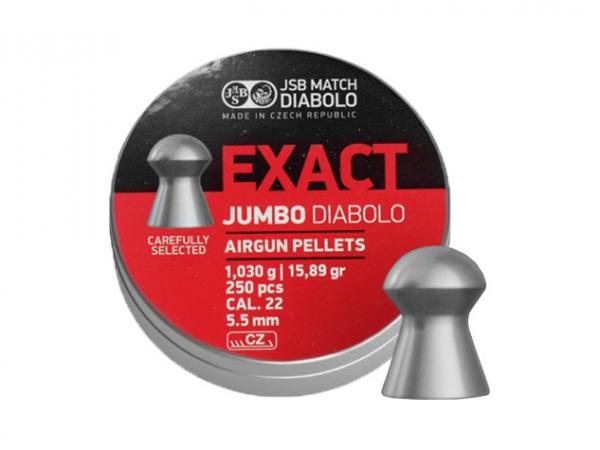 Śrut 5,5 mm diabolo JSB Exact Jumbo 250 półokrągły (546245-250)