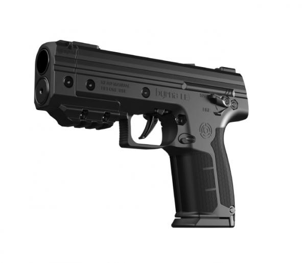 Pistolet na kule gumowe i pieprzowe BYRNA LE BLACK k.68 CO2-12g zestaw (LK68300-1)