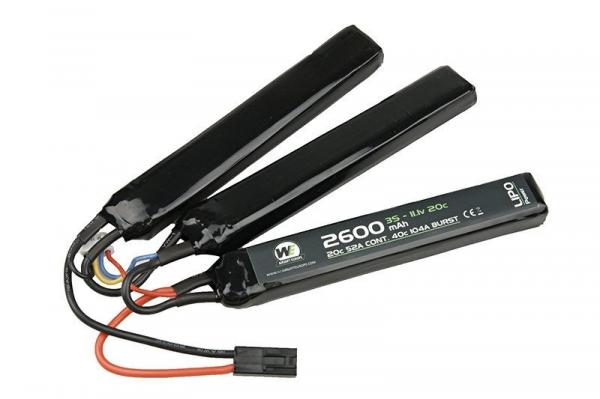 Akumulator LiPo 2600mAh 11.1V 20C - trójdzielny (WEE-06-007526)