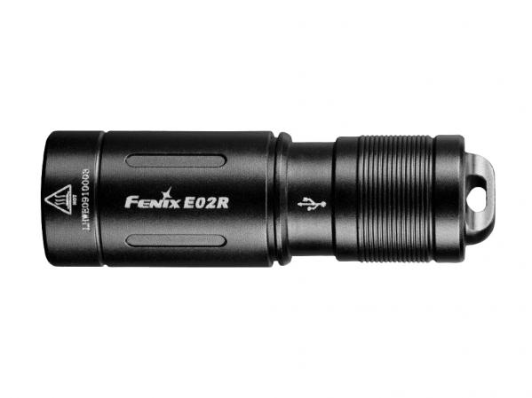 Latarka diodowa Fenix E02R czarna (E02R black)