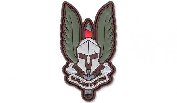 Naszywka 3D - Spartan - Zielony - 101 Inc.