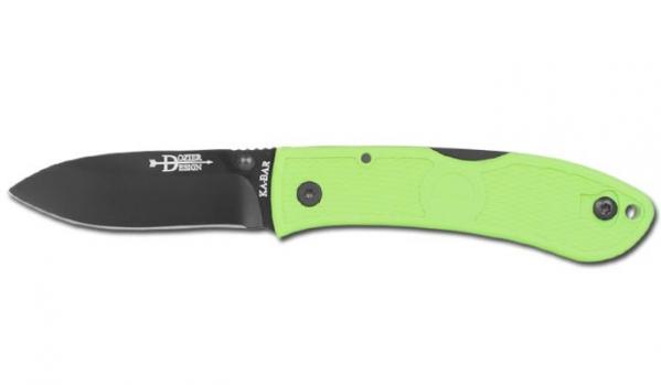 Nóż KA-BAR Dozier Folding Hunter - Zombie Green