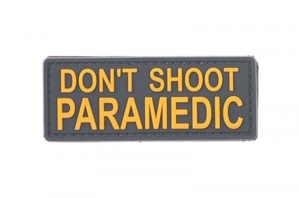 Naszywka 3D - DON'T SHOOT PARAMEDIC - żółta (GFT-30-024484)