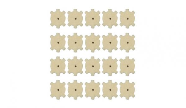 Przecieraki AR15 Star Chamber Cleaning Pads - 20 szt. - AV - Real Avid