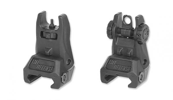 TFS/TRS Tactical Flip Up Sights Set - IMI-Z7000/Z7010 - IMI Defense