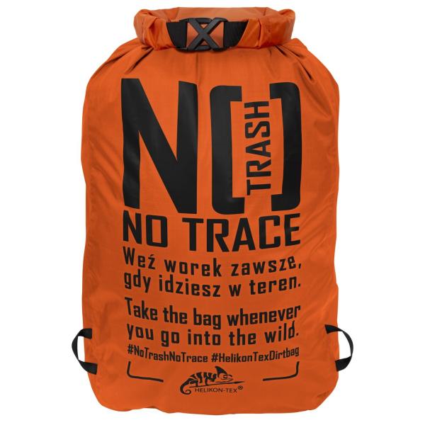 Worek HELIKON na śmieci Dirt Bag - Nylon - Orange/Black A - One Size (AC-DTB-NL-2401A)