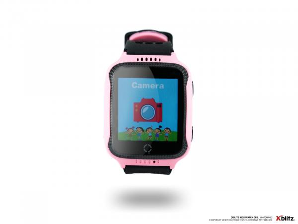 Xblitz Watch Me zegarek dziecięcy GPS/SIM różowy (XBL-BAB-ZD006)