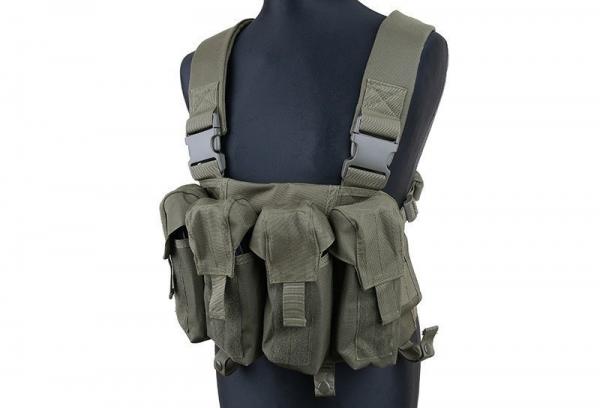 Kamizelka taktyczna typu Chest Rig - oliwkowa (GFT-18-000927)