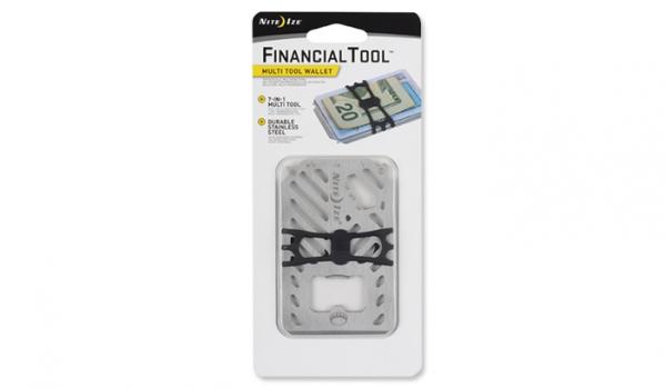 Multitool Nite Ize FinancialTool Multi Tool Wallet - Stalowy - FMT2-11-R7