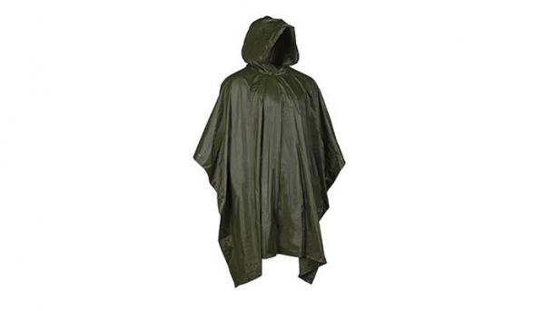 Poncho pałatka peleryna przeciwdeszczowe Mil-Tec - PVC - Zielony OD - 10628501