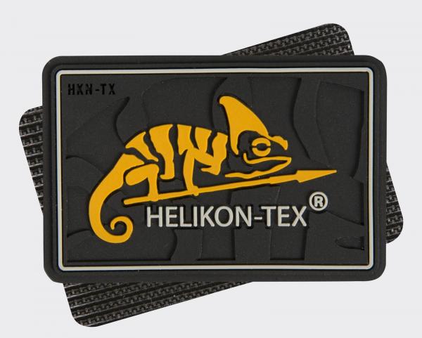 Emblemat Logo HELIKON-TEX - PVC - Czarny-Black