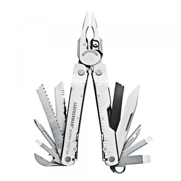 Multitool Leatherman SUPER TOOL 300 Stainless - 19 narzędzi + etui czarne (831148)