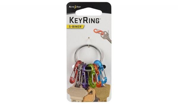 Organizer do kluczy Nite Ize KeyRing S-Biner - KRG2-11-R3