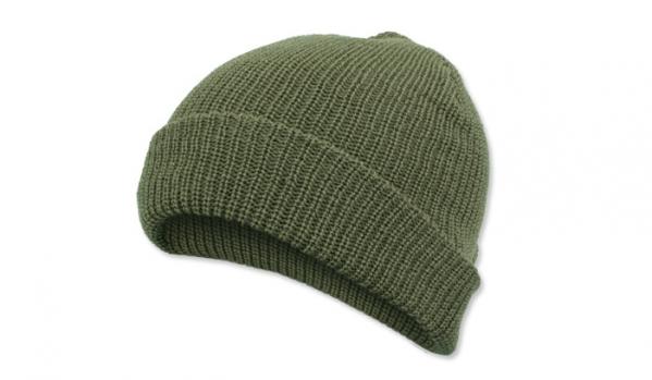 Czapka Mil-Tec Watch Cap - 100% Wełna - Zielony - 12140001