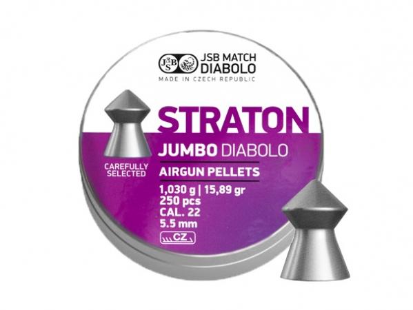 Śrut 5,5 mm diabolo JSB Jumbo Straton 250 szpiczasty (546238-250)