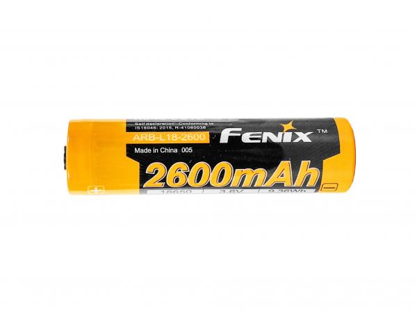 Akumulator Fenix ARB-L18 (18650 2600 mAh 3,6V) (ARB-L18-2600)