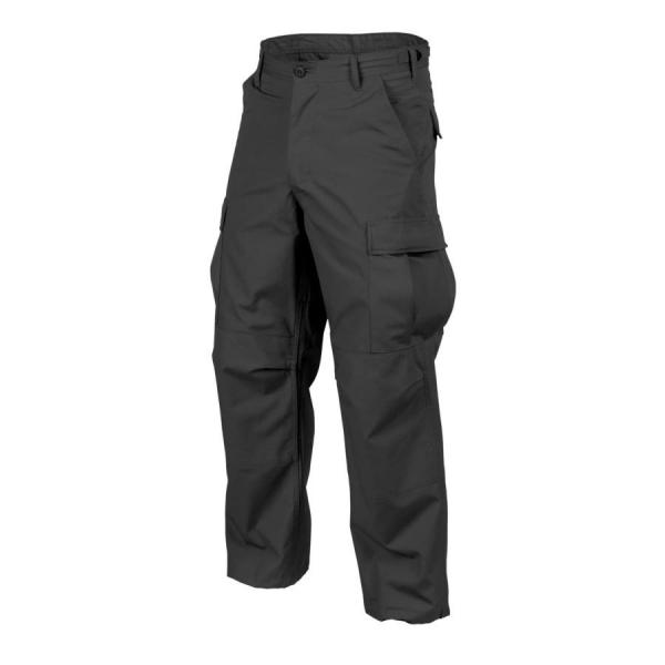 Spodnie bojówki Helikon BDU PolyCotton Ripstop Czarny-Black (SP-BDU-PR-01)