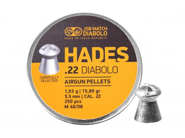 Śrut 5,5 mm diabolo JSB Hades 250 szt. (546290-250)