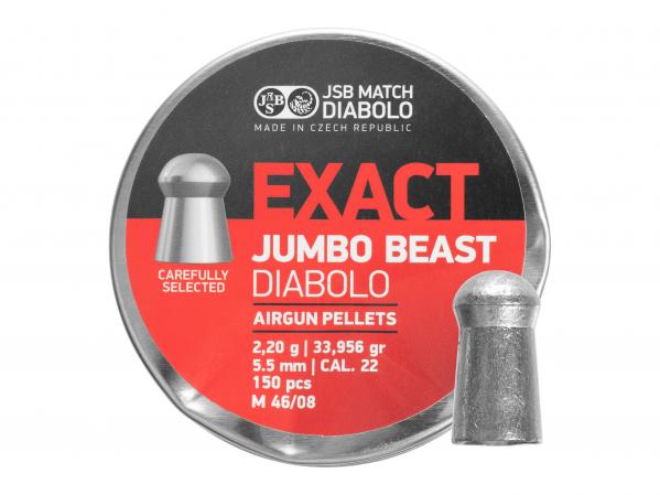 Śrut 5,52 mm diabolo JSB Exact Jumbo Beast 150 (546387-150)