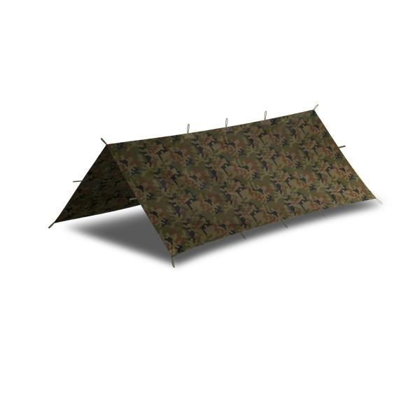 Tarp turystyczny płachta biwakowa 2m x 2,5m HELIKON PL Woodland (PO-STS-PO-04)