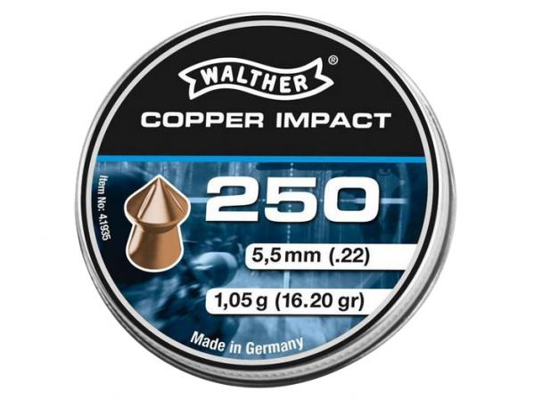 Śrut 5,5 mm Walther Copper Impact 5,5 mm 250 szt. (125-204)