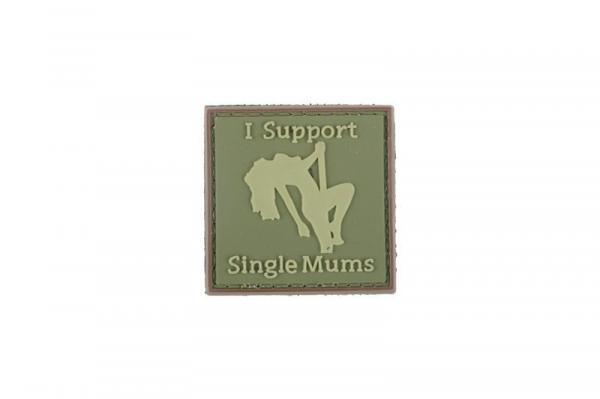 Naszywka 3D - I Support Single Mums - oliwkowa (GFT-30-009550)