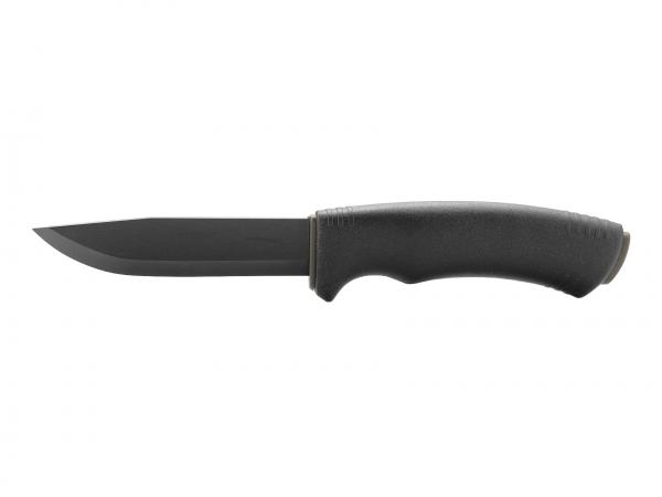 Nóż Morakniv Bushcraft czarny bez ząbków stal węglowa (10791)