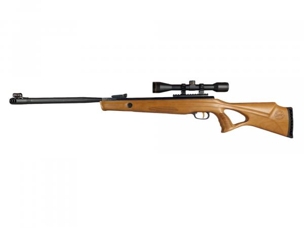 Karabinek wiatrówka BEEMAN 10620 4,5mm spr. 1-strzał z lunetą 6x40 drewno do17J (B-10620)
