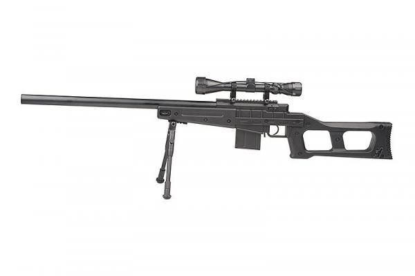 Karabin snajperski ASG WELL MB4408D - z lunetÄ… i dwĂłjnogiem (WEL-03-006025)