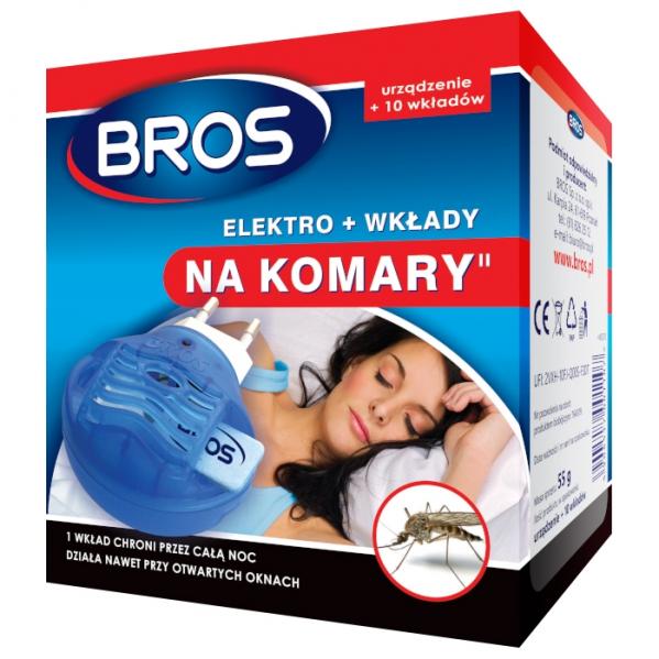 Elektro + 10 wkładów Bros na komary (595-002)