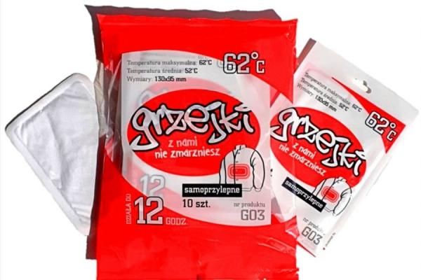 Ogrzewacze do ciała samoprzylepne-Grzejki (opakowanie 10 szt.)