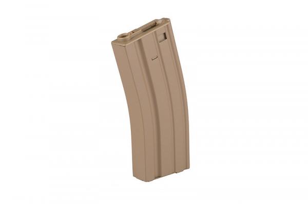 Magazynek ASG hi-cap 300 kulek do replik typu M4/M16 - tan (SPE-05-010630)