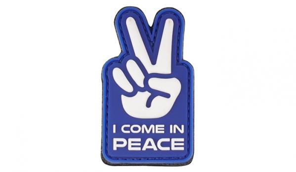 Naszywka 3D - I come in peace - Niebieski - 444130-7356 - 101 Inc.