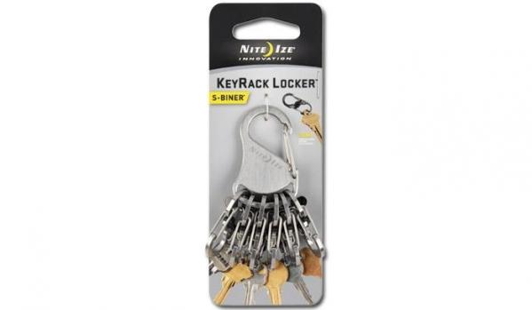 Brelok Nite Ize S-Biner KeyRack Locker - Stalowy - KLK-11-R3