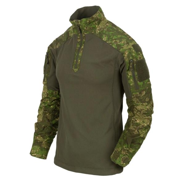 BLUZA HELIKON MCDU COMBAT SHIRT - NyCo Ripstop - PenCott WildWood/Olive Green A - XS/Regular (BL-MCD-NR-4502A-B02)