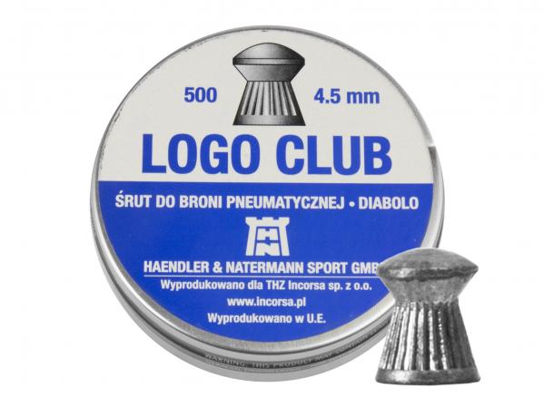 Śrut 4,5 mm diabolo H&N Logo Club 500 szt. (93114500005/LC)