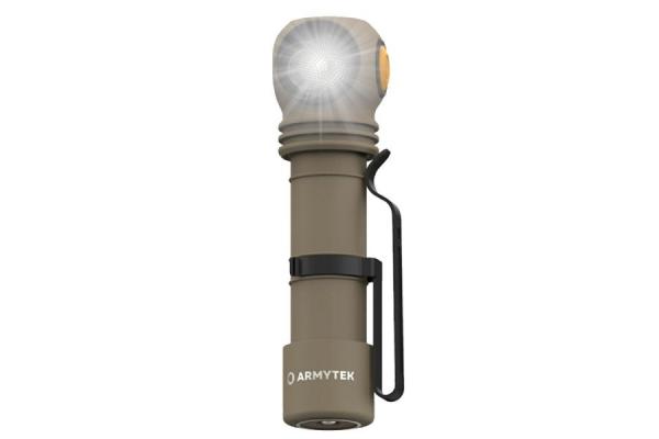 Latarka Armytek Wizard C2 Pro MAX SAND Magnet USB White