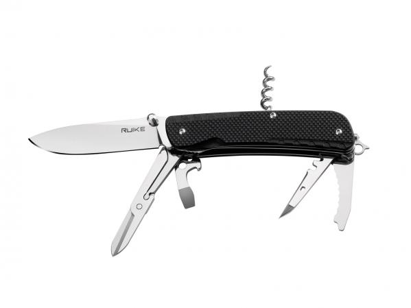 Scyzoryk Ruike LD31-B wielofunkcyjny, dł.199mm, czarny (LD31-B)