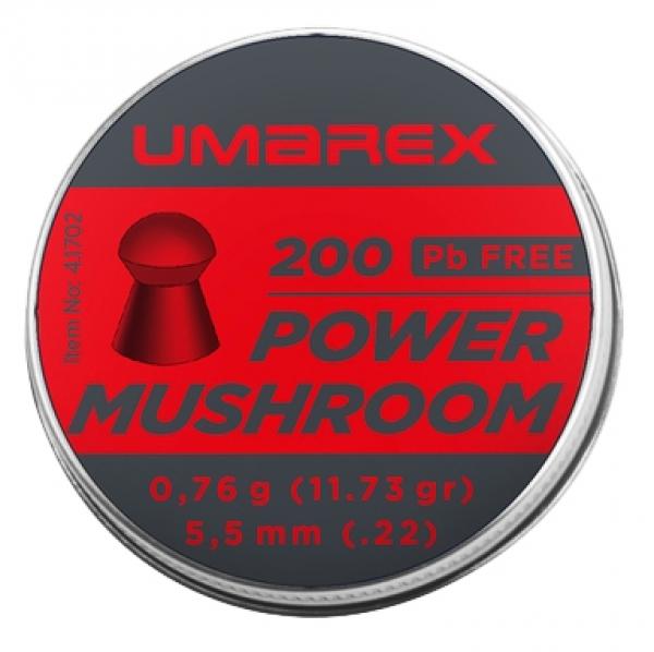 Śrut 5,5 mm diabolo Umarex Power Mushroom grzybek 200 szt. (4.1702)