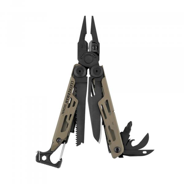 Multitool Leatherman SIGNAL Green zielony - Oksyda - 19 narzędzi + etui czarne (832692)