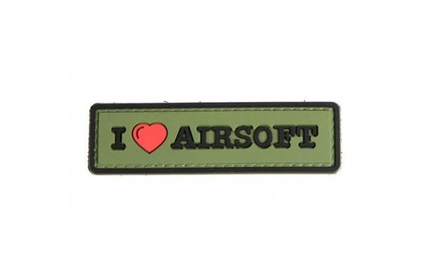 Naszywka 3D - I Love Airsoft (GFT-30-027015)