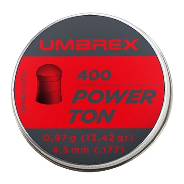 Śrut 4,5 mm diabolo Umarex Power Ton grzybek 400 szt. (4.1706)