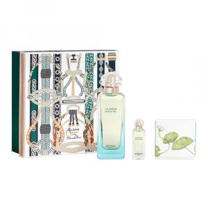 Hermes Un Jardin Sur Le Nil zestaw - woda toaletowa 100 ml + woda toaletowa 7,5 ml + mydło 50 g