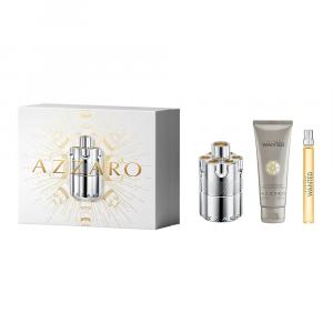 Azzaro Wanted Eau de Parfum zestaw - woda perfumowana 100 ml + woda perfumowana 10 ml + żel pod prysznic 75 ml