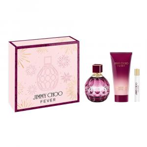 Jimmy Choo Fever zestaw - woda perfumowana 100 ml + woda perfumowana 7,5 ml + balsam do ciała 100 ml