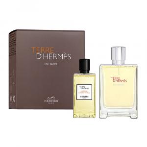 Hermes Terre d'Hermes Eau Givree zestaw - woda perfumowana 100 ml Refillable + żel pod prysznic 80 ml