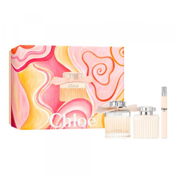 Chloe Eau de Parfum zestaw - woda perfumowana 75 ml + woda perfumowana 10 ml + balsam do ciała 100 ml