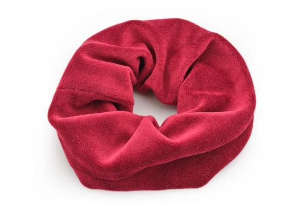 Welurowa Gumka Typu Scrunchie - Bordoiwa