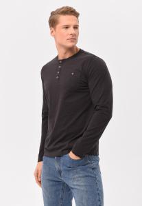 Grafitowy longsleeve L-CASH